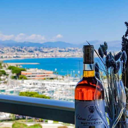 T2 Climatise Vue Mer 11Eme Etage Avec Acces Plages Villeneuve-Loubet Extérieur photo