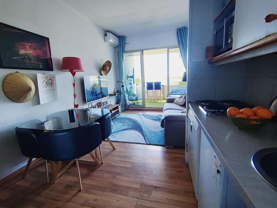 T2 Climatise Vue Mer 11Eme Etage Avec Acces Plages Villeneuve-Loubet Extérieur photo