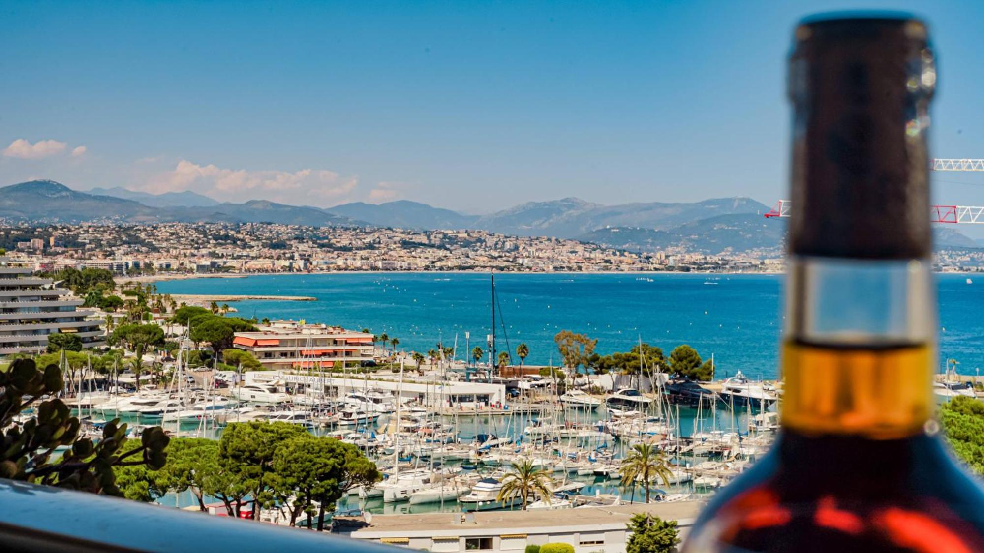 T2 Climatise Vue Mer 11Eme Etage Avec Acces Plages Villeneuve-Loubet Extérieur photo